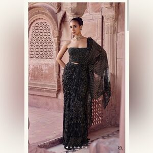 Anita Dongre Pre-Draped Ryka Sequin Chiffon Saree